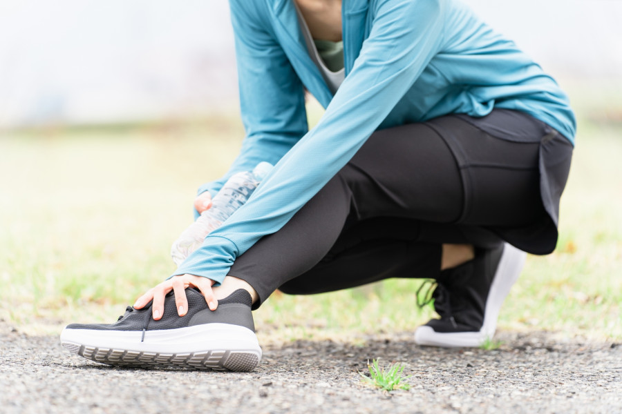 ランニング中に捻挫