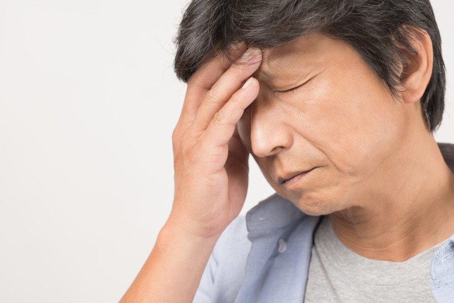 頭痛を伴う眼精疲労